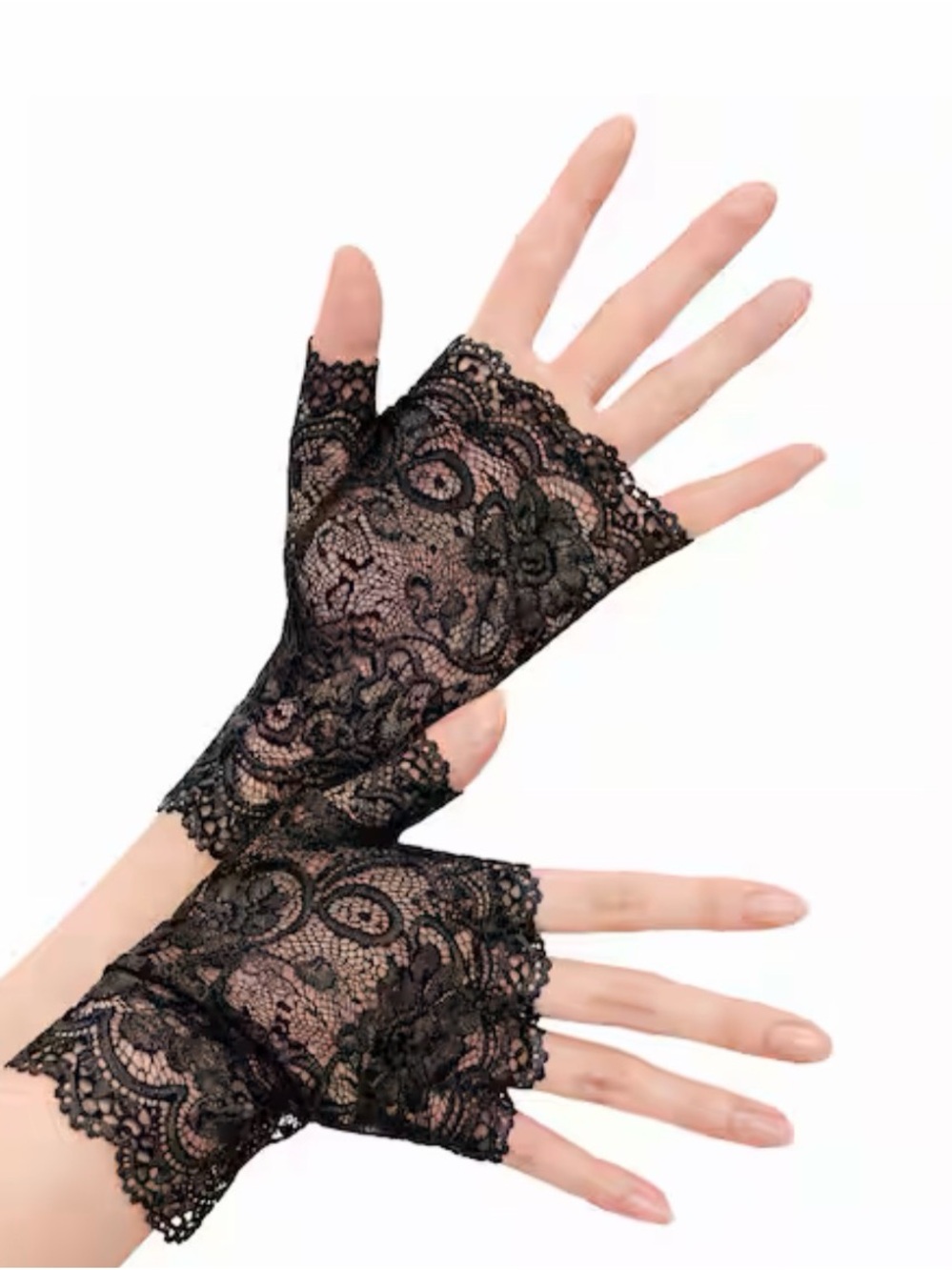 🛍️3/$20🛍️ Adult Lace Fingerless Costume Gloves